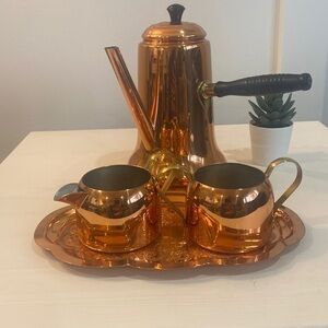 Coppercraft Guild Tea‎ Set / 4 Piece